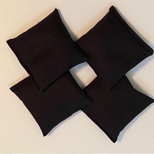 Black Cornhole regulation beanbags